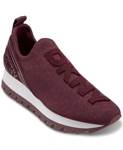 Image of DKNY Women's Abbi Knit Slip on Sneaker with Logo