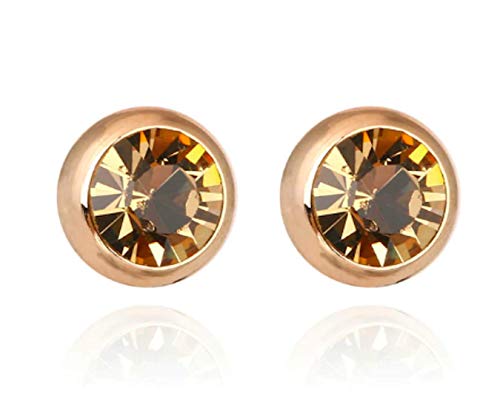 Image of Nilu's Collection Daily Use, Light Weight Cubic Zircon Stud Earrings| Perfect for baby girls, office goers