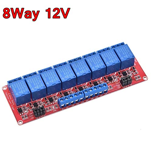 Module de relais 12V 8 canaux avec optocoupleur et déclencheur haut/bas pour carte électronique - 3
