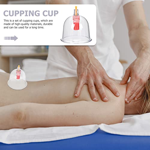 1 set de copas de ventosa profesionales para cupping en casa, ligeras y fáciles de usar para alivio muscular y bienestar, para salones de belleza y cuidado personal miniatura 7