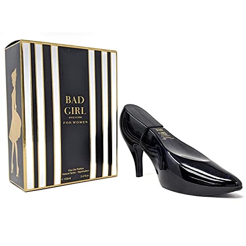 J&H GIRL BLACK SHOE, Eau de Parfum Spray for Women, Wonderful Gift, Feminine, Daytime and Casual Use, for all Skin Types, a Classic Bottle, 3.4 Fl Oz