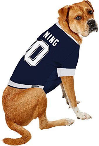 Image of NHL Tampa Bay Lightning Jersey for Dogs & Cats, Large. - Let Your Pet be a Real NHL Fan!
