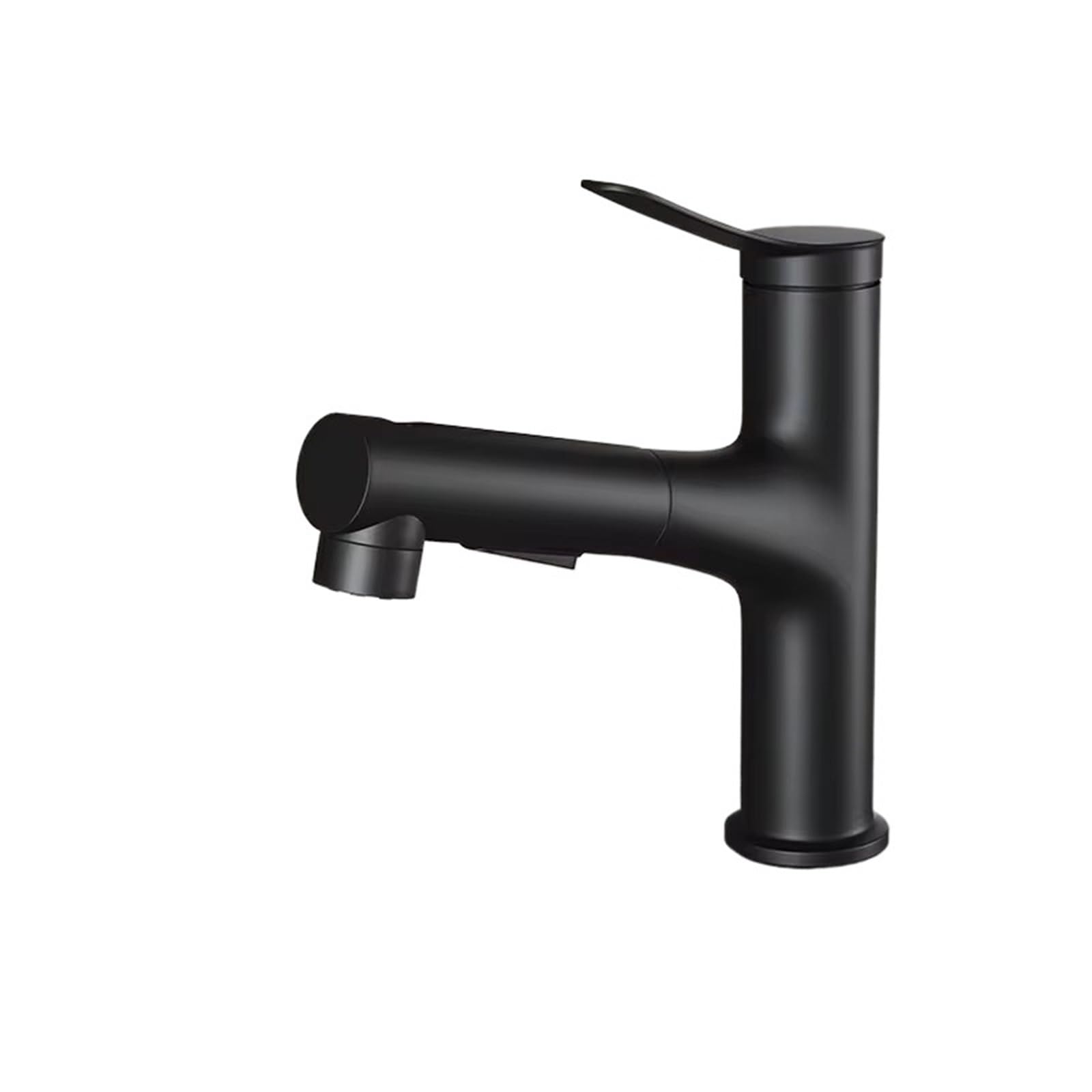 Lizhayg Color3 Pull Out Kitchen Tap Bathroom Sink Pull-Out Hot And Cold Water Mixer Faucet For Grey/Chrome 3 Functions Mouthwash Deck Mount(Color3)