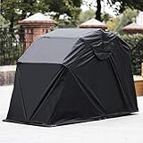 Mophorn Motorcycle Shelter Shed Strong Frame Motorbike Garage Waterproof 106.5 Inch X41.5 Inch X61 Inch Motorbike Cover Tent Scooter Shelter 120055 Hoods for Vehicles