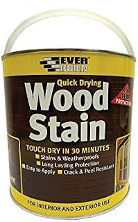 Everbuild Quick Drying Wood Stain, Walnut, 2.5 Litre