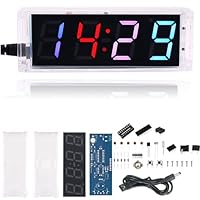 Yidab Soldering Practice Kit DIY RGB Digital Tube Adjustable Multifunctional Alarm Clock 2