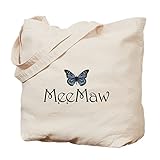 CafePress Meemaw Tote Bag Natural Canvas Tote Bag, Reusable Shopping Bag