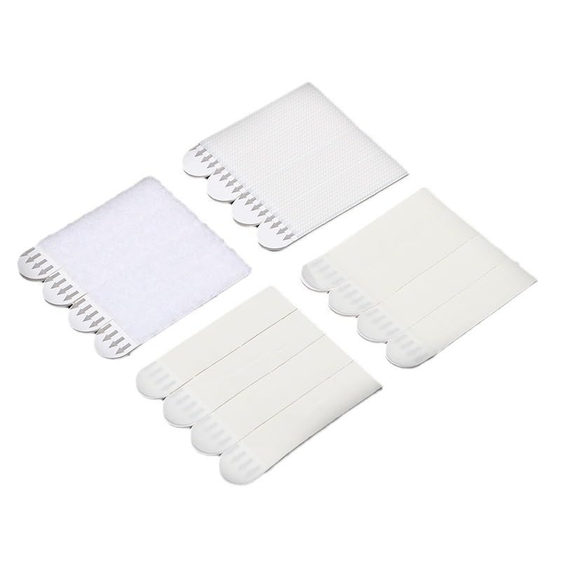 120 Pieces Poster Strips, Double Sided Adhesive Strips Damage Free, Water-Resistant Replacement Hanging Strips for Indoor Hooks