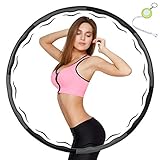 ✅💦【EINFACH ZU TRAGEN】: Der gewichtete Hula Hoop ist abnehmbar und einfach zu montieren. Ideal für die Aufbewahrung und bequem, um unseren Hoola-Reifen zum Spielplatz, Rasen, Party, Küstenstrand und so weiter zu bringen