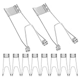 Compatibilité multi-scènes : convient aux spots encastrés, aux projecteurs, aux panneaux de plafond et aux éclairages de couloir ; clips à ressort robustes ; clips robustes pour spots encastrés