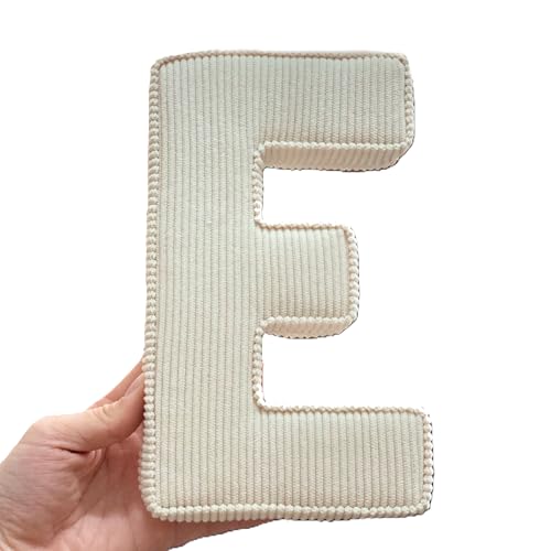 Handmade Corduroy Letters – Soft, Safe & Stylish – Custom Name Decor for Baby Crib, Nursery, Bookshelf, Kids Room – Ideal Baby Shower, Birthday, Baptism Gift