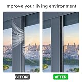 Wanheart 6M Draft Excluder Tape for Doors Windows, 6 m(L) x9 mm(W) x 9mm(T) Insulation Tape Draught Excluder for Door, Air Stopper for Sliding Window- Grey - Image 7