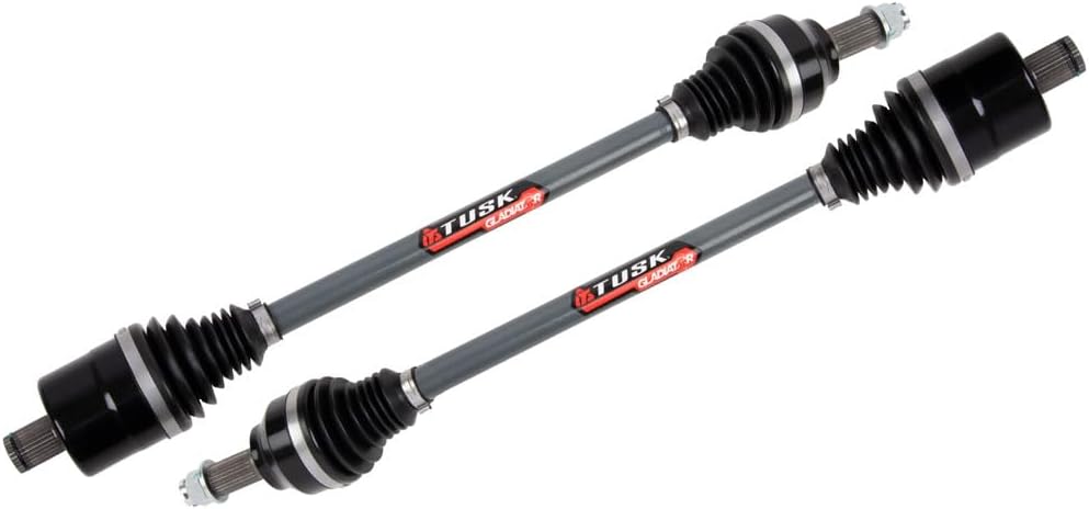 Tusk Gladiator Xtreme Duty CV Axle Front (Pair) Compatible with Polaris RZR XP 4 Turbo S 2019-2021/XP Turbo S 2018-2021 - Replaces OEM 2207752, 1334059, 1334317