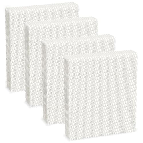 Image of 4 Pack Humidifier Wicking HFT600 Replacement Filters T | For Honeywell Tower Humidifier HEV615 HEV620 Cool Moisture Humidifier, Compare to part HFT600T HFT600PDQ