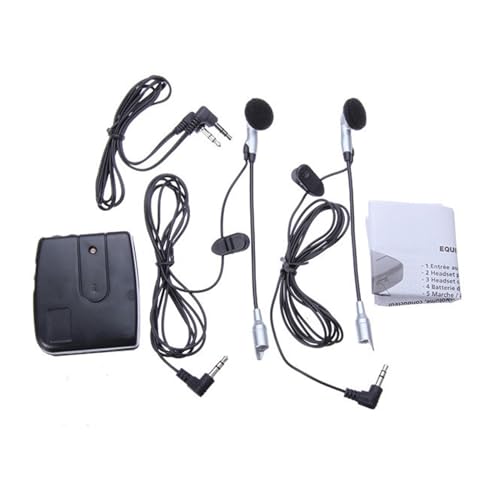 Kit de intercomunicador de motocicleta con soporte de sonido completo y accesorios de clip 6