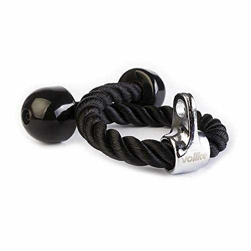 Puxador de Tríceps Crossover Corda Musculação Vollke