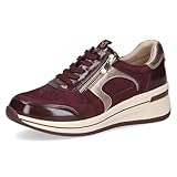 Largeur supplémentaire : CAPRICE Baskets pour Femme 9-23300-44, Bordeaux Comb, 39 EU Large