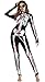Produktbild U LOOK UGLY TODAY Damen Jumpsuit Halloween Bodysuit Cosplay Kostüm Halloween Weihnachten Fest VerkleidungspartySkeleton XL
