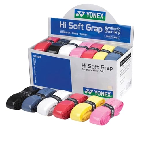 Image of Yonex AC420EX Hi Soft GRAP Over Grip, 1 Piece Synthetic Grip Tape for Enhanced Comfort, Shock Absorption & Better Racket Control
