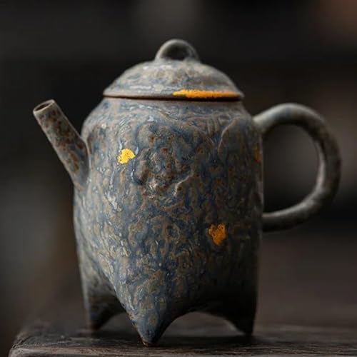 HCZKIUJY Juegos de té Kung Fu, vajilla de té, decoración, Regalo, Tetera de Bronce esmaltado, 160 ml, Tetera de Barro de Roca Antigua estética, Tetera con Filtro, Juego de té de Viaje,(ZCBDC1708997) HCZKIUJY Juegos de té Kung Fu, vajilla de té, decoración, Regalo, Tetera de Bronce esmaltado, 160 ml, Tetera de Barro de Roca Antigua estética, Tetera con Filtro, Juego de té de Viaje,(ZCBDC1708997)