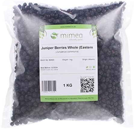 Juniper Berries Whole (Eastern European) - Great for Cooking or Distilling Gin 5kg