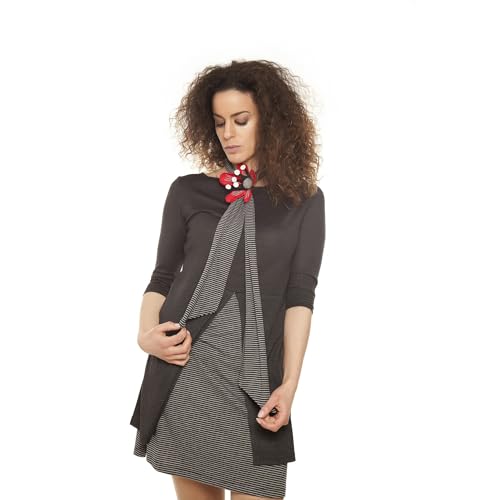Mamatayoe GIARRUSSO Vestido Casual, Mujer, Gris (Antracita), Medium (Tamaño del...