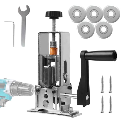 電線皮むき機 手動剥線機 1-25mmワイヤー適用 電線皮むき工具 交換用ブレード5枚付き 小型軽便 手回し剥線機 スムーズに剥ける ワイヤーストリッパー 電線の被覆剥がし/カット/切断 ネジ卓上固定可能 商業 業務用
