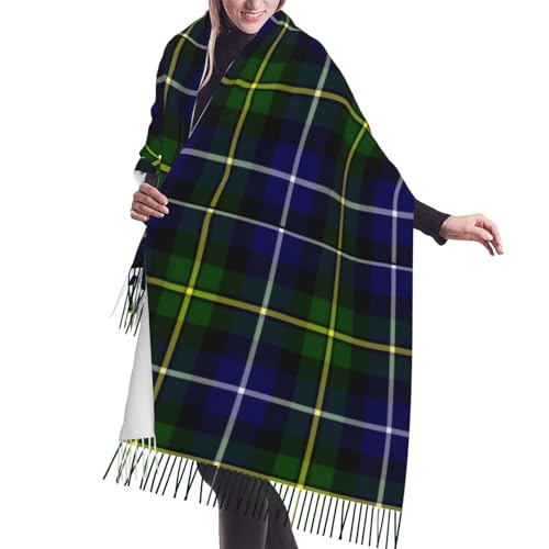 Bains Tartan Imitation Cashmere Tassel Scarf Winter Scarf Autumn Softest Classic Warm