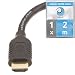 Produktbild valonic HDMI Kabel, 2m - 4k, ARC, UHD, Full HD, Ethernet - schwarz - 200cm TV Kabel, Monitorkabel, hdmi cable für PC oder Switch