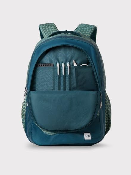 Image of Wildcraft Wiki Prism 40 Backpack for Boys & Girls | 40 Ltr with 3 Compartments, Padded Shoulders, Bottle Holder | Best for Books, Stationery, Lunch Box & Essentials