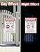 Multiwins 2 Pack Beware of Dog Signs, 13x9.9 inch Reflective Tin Sign Beware of Dog for Fence, Do Not Enter Sign Great for Garden and Yard Wall Decor