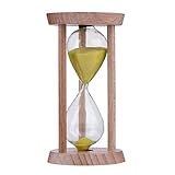 Eigenschaften: NLLeZ 3 Minuten Holz Sanduhr Sanduhr Sandglas Zahnbürste Timer Kinder Kochen Tee Timer Dekoration Geschenk (Farbe : A)