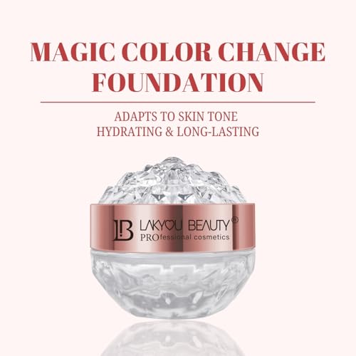 Image of Lakyou Beauty Magic Color Change Foundation | All Skin Types | Adapts to Skin Tone | Lightweight Formula | Hydrating & Long-Lasting