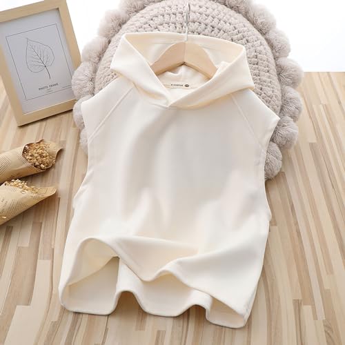 Generic Kids Tank Tops Undershirts Hoodie Sleeveless Shirts for Boys Girls Summer Tee Undershirt for Toddler Girls3