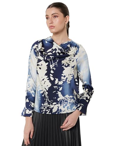 Image of Marks & Spencer Women Polyester Floral Regular Fit Blouse