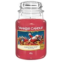 Yankee Candle Scented Candle | Candela in giara grande della Vigilia di Natale | Candele a lunga...
