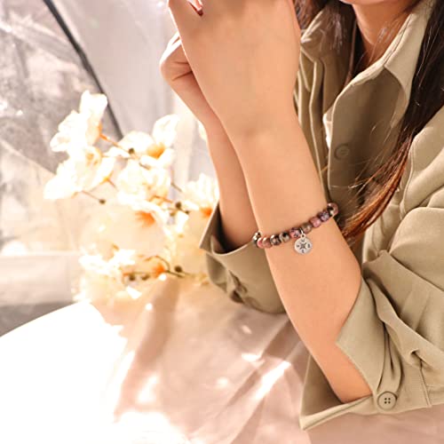 Joycuff Women's Bracelet 2023 Graduation Gifts For Her Compass Bracelet For Girlfriend From Boyfriend Natural Stone Bracelet For Best Friend Soul Sister Beaded Jewelry #TOP2