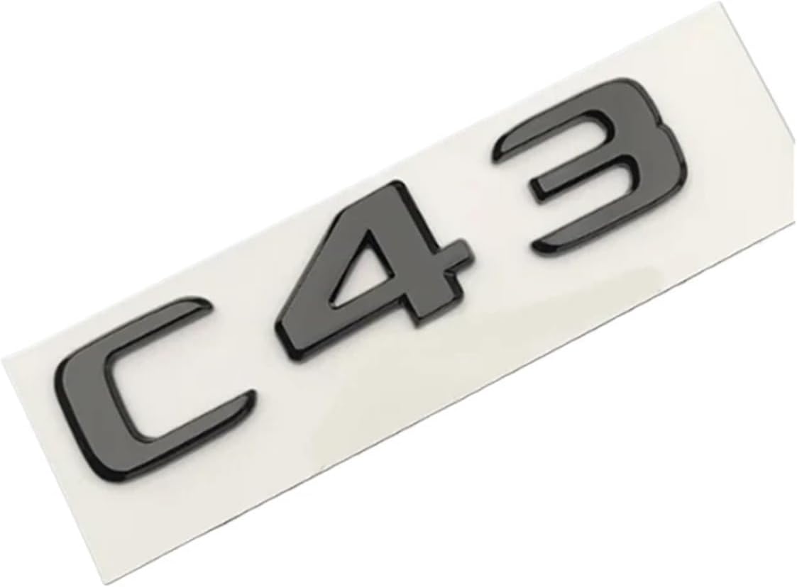 3D ABS 車のトランクバッジエンブレムロゴ C43 W205 W204 E43 W213 W212 GLE43 X253 GLC