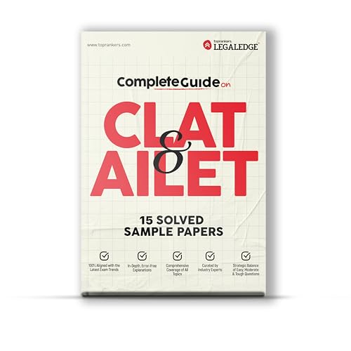 Image of Complete Guide on CLAT & AILET (15 Solved Sample Papers)