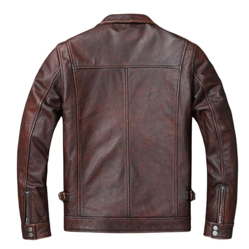 Men's Leather Motorcycle Casual Jacket – Men Cafe Racer Real Lambskin Biker Style Leather Jackets for Mens3
