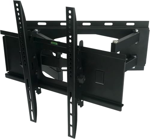 NEMAXX® 202 SK05 Staffa da parete per TV LCD LED Plasma televisore monitor inclinabile/girevole – max. VESA 400 × 400 / da 23 a 47 pollici o 58 a 119,4 cm – Nero