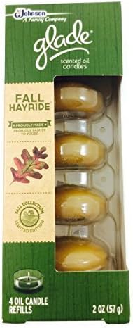 Glade Scented Oil Candles Fall Hayride 4 Oil Candle Refills by Fall Hayride