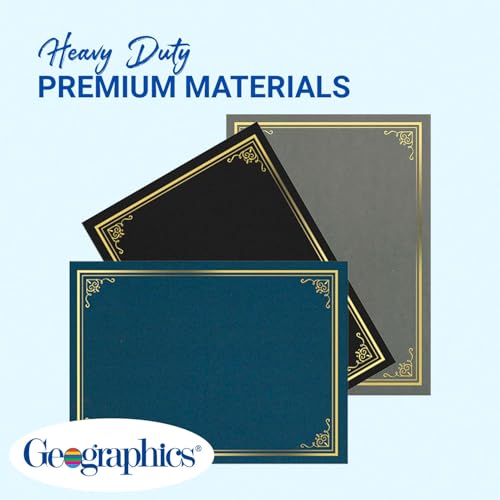 Funda para documentos Geographics GEO49029 tamaño carta en color negro para archivos 4