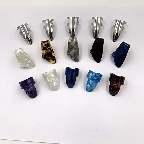 U/K Lot de 15 médiators pour pouce et index – Couleur aléatoire - Les Beatles, Paul McCartney, John Lennon, RIngo Starr, George Harrison U/K Lot de 15 médiators pour pouce et index - Couleur aléatoire – Image 5