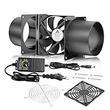 [ Kit complet, installation facile ] Tout ce dont vous avez besoin dans un seul coffret : 1 ventilateur axial 12v ; 1 régulateur de vitesse ; 1 grille métallique ; 1 filtre en plastique ; 2 conduit en plastique ; 4 vis de fixation.
