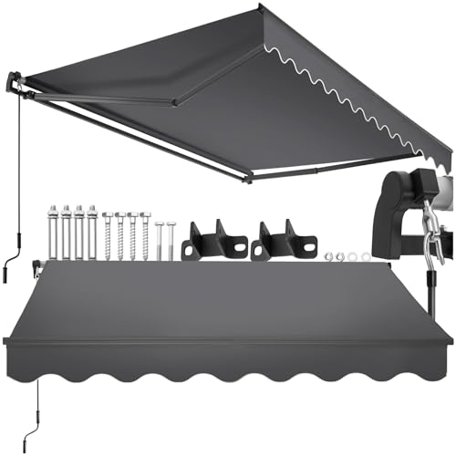 tectake® toldo retractil con Brazos articulados,...