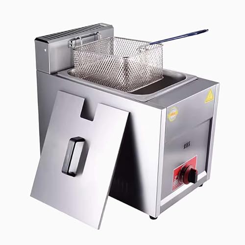 【Applicazione】Friggitrice può essere utilizzata nonsolo per famiglia e feste, ma è anche perfetta per i luoghi commerciali, tra cui ristoranti, fast food, caffetterie o snack bar.