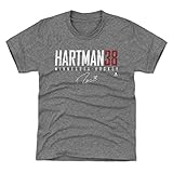 Ryan Hartman Youth Shirt (Kids Shirt, 10-12Y Large, Tri Gray) - Ryan Hartman Minnesota Elite WHT