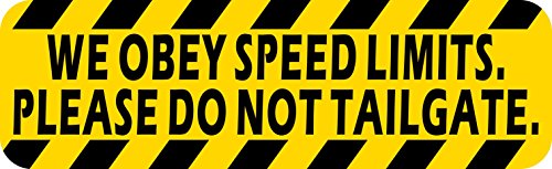 StickerTalk Do Not Tailgate Vinyl Sticker