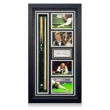 Exclusive Memorabilia Snookerqueue, signiert von Steve Davis. Gerahmt.